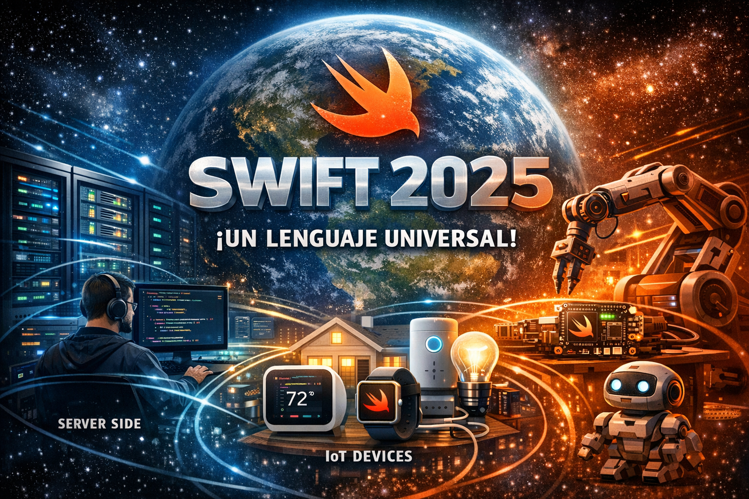 Swift cierra 2025 como un lenguaje verdaderamente universal: del servidor al microcontrolador
