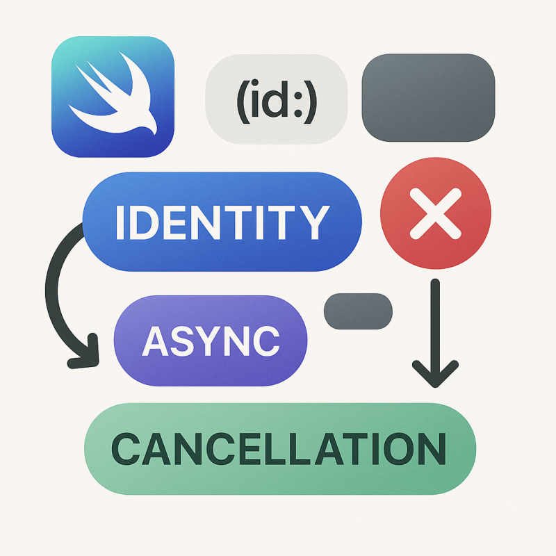 ¿Conoces el concepto de identidad en .task de SwiftUI? Cambia por completo cómo manejas operaciones&nbsp;asíncronas